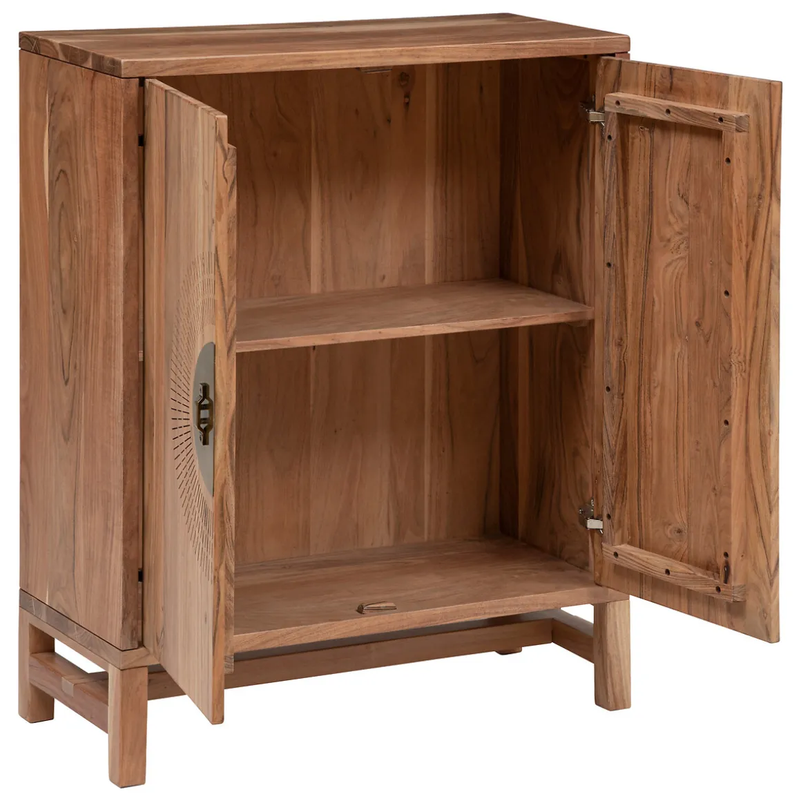 Mueble C/2 Puertas Marrón 80x35x101.5Cm