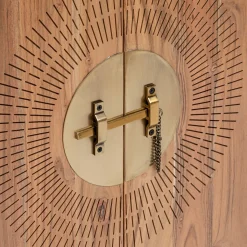 Mueble C/2 Puertas Marrón 80x35x101.5Cm