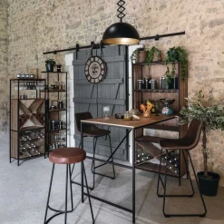 Mueble De Bar Bakos Con Botellero 160cm