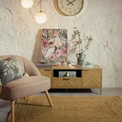 Mueble de tv CHEVRON beige de mdf