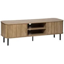 Mueble De Tv Colva Beige Con 2 Puertas