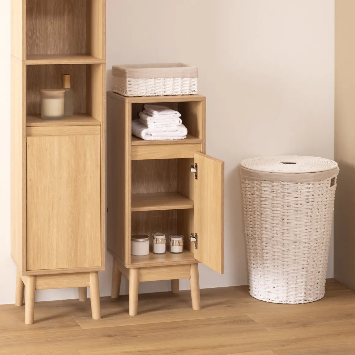 Mueble wc ABANA beige 80x30cm