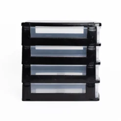 Organizador C/4 Cajones A4 Bajo Plástico