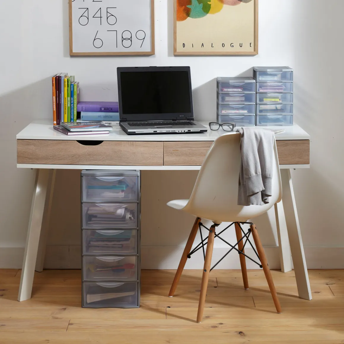 Organizador C/5 Cajones Transparente