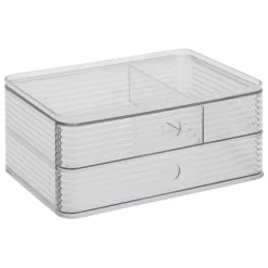 Organizador con 2 cajones GAMME PLASTOR 10x23,3x16