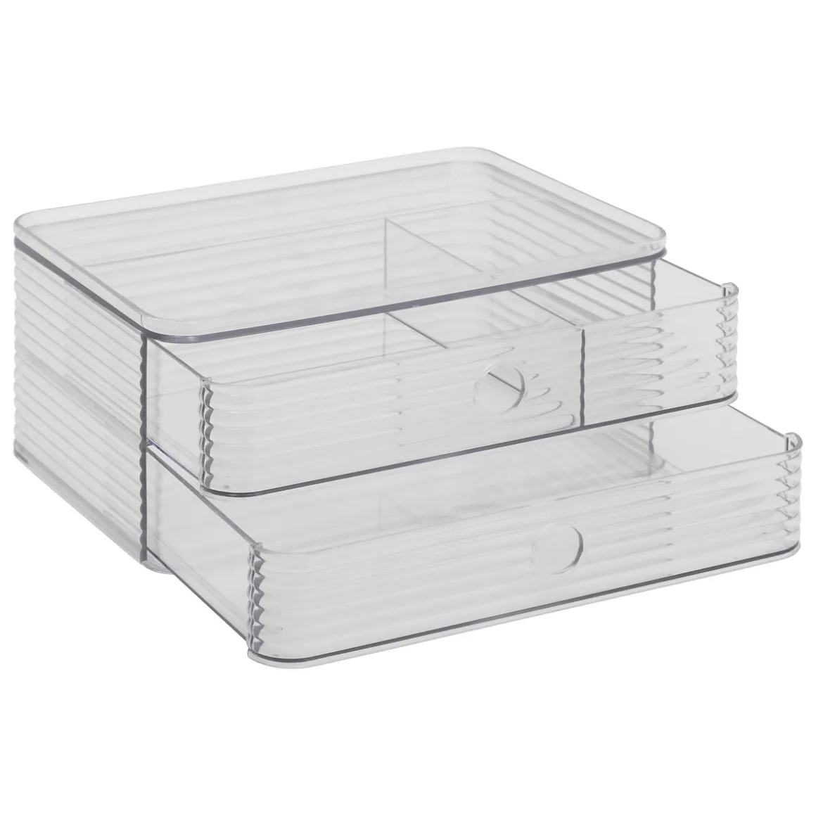 Organizador con 2 cajones GAMME PLASTOR 10x23,3x16