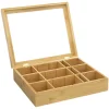 Organizador Té Bambú C/12 Compartimentos