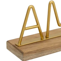 Palabra decorativa amour dorada