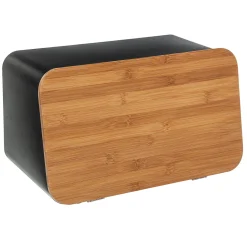 Panera C/Tabla De Cortar Bambú/Metal