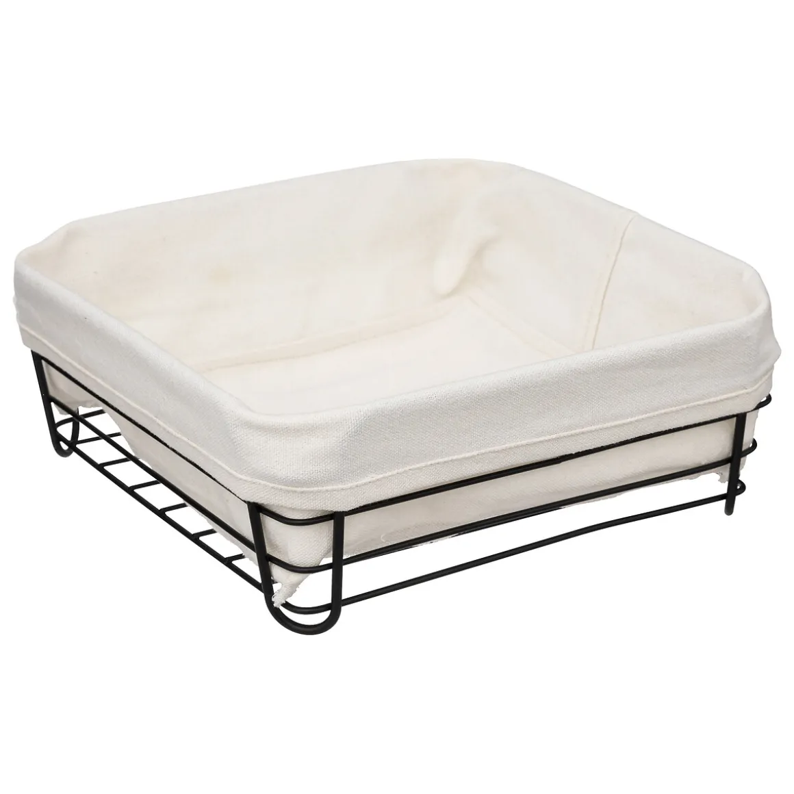 Panera Metálica Cuadrada 25.5x10.5Cm