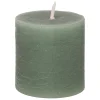 Paquete 4 Velas Votivas Olia Verde 4.5cm
