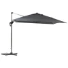 Parasol EQUADOR gris ardosia adonizado 3x4m