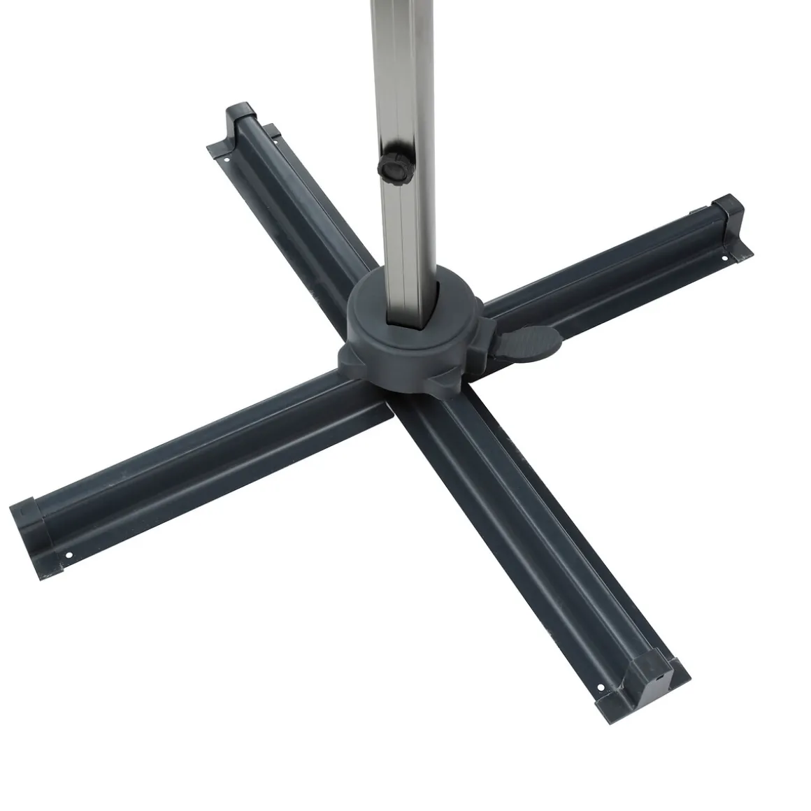 Parasol EQUADOR gris ardosia adonizado 3x4m