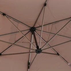 Parasol EQUADOR gris pardo adonizado 3x4m