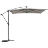 Parasol excéntrico MANOA gris 2.5x2.5m