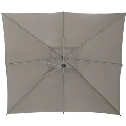 Parasol excéntrico MANOA gris 2.5x2.5m