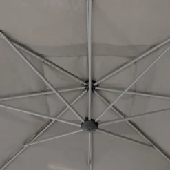 Parasol excéntrico MANOA gris 2.5x2.5m