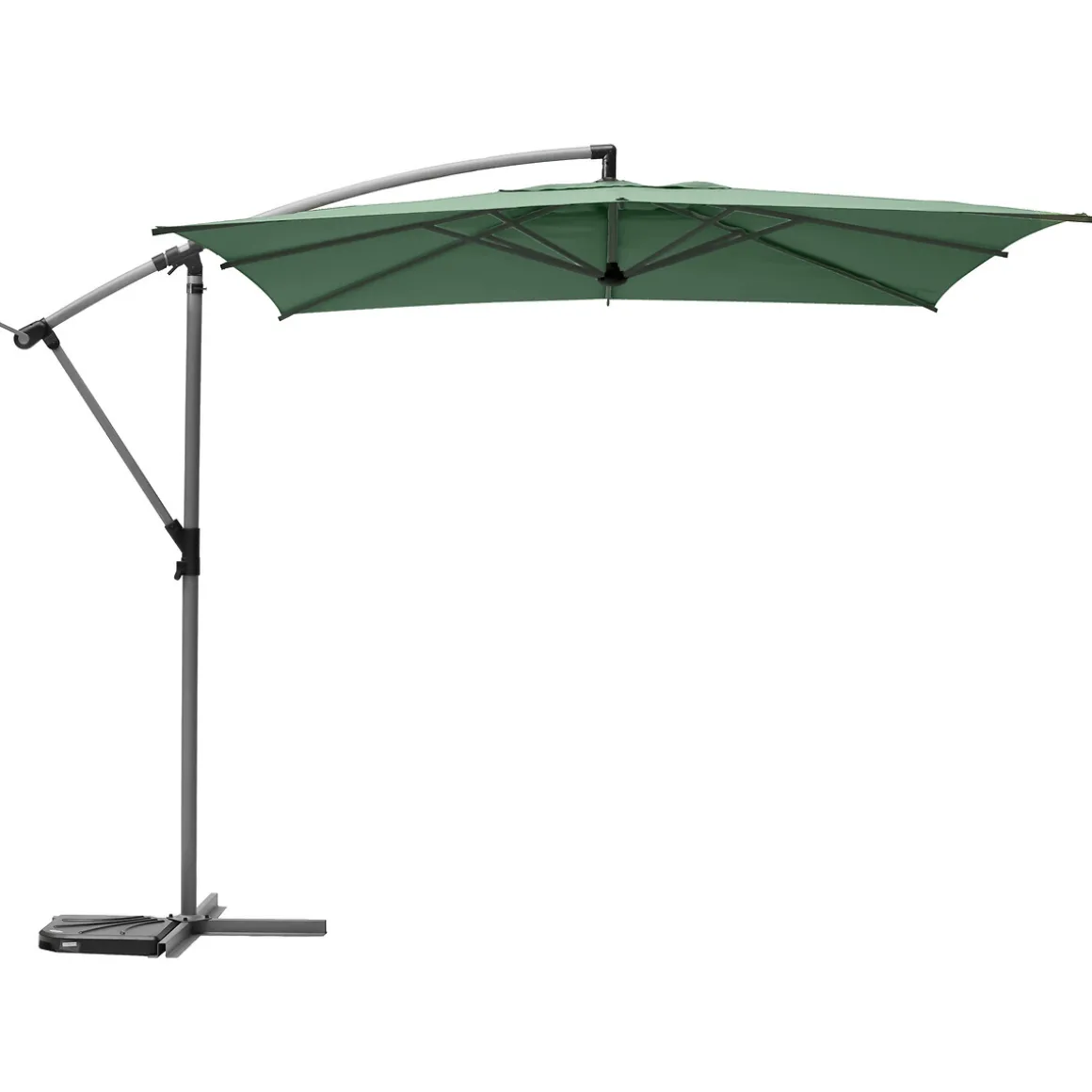Parasol excéntrico MANOA verde oliva 2.5x2.5m