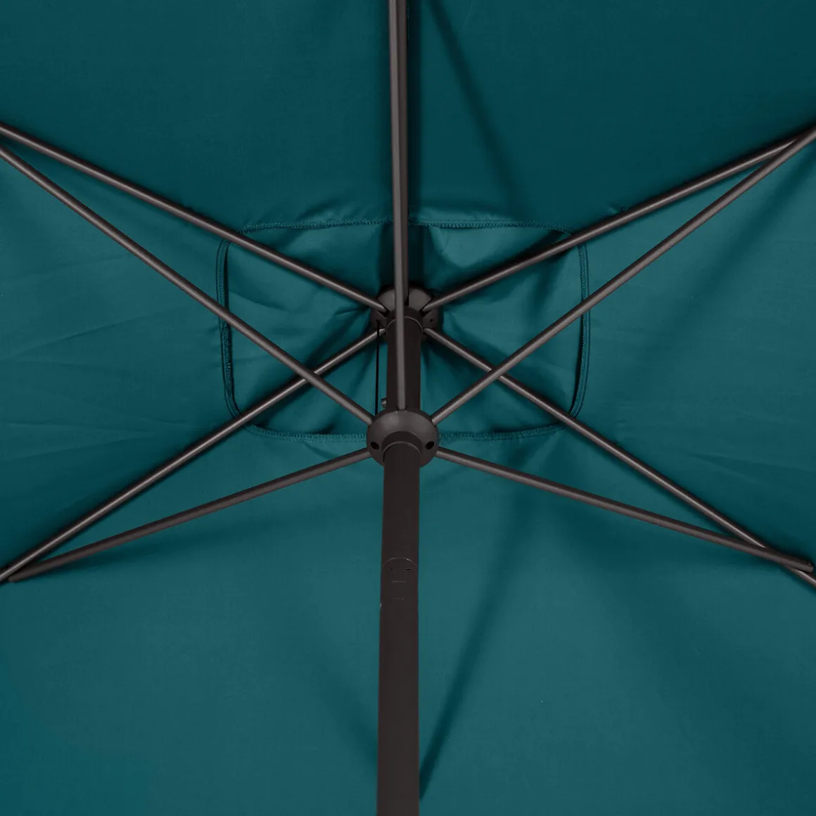 Parasol LOOMPA azul canard 2x3m