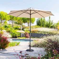 Parasol LOOMPA gris pardo 3m