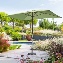 Parasol LOOMPA verde oliva 2x3m