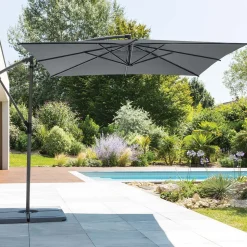 Parasol MANOA ardósia 2.5x2.5m