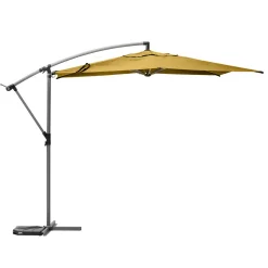 Parasol MANOA excéntrico mostaza 3m