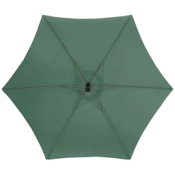Parasol MANOA excéntrico verde oliva 3m