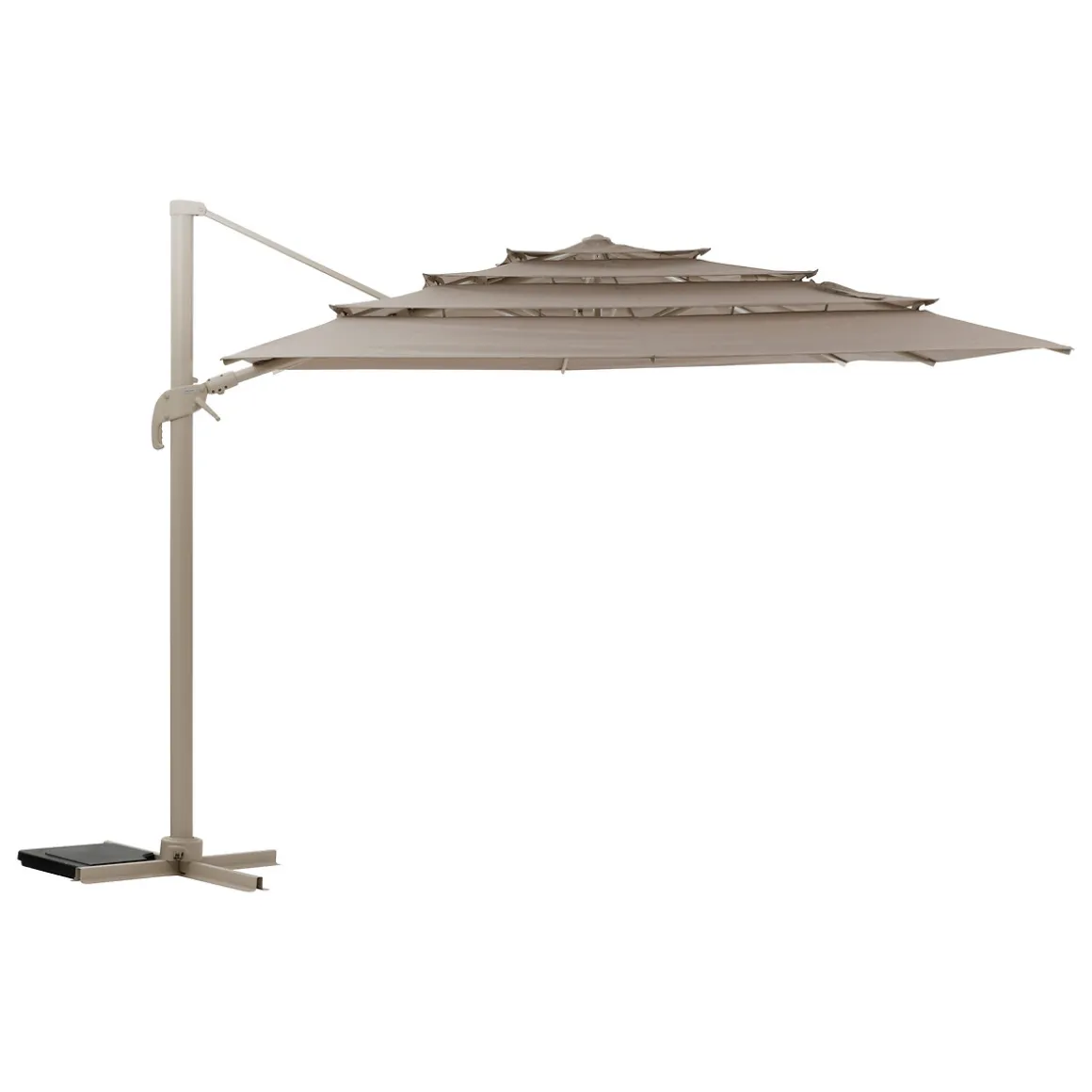 Parasol MELHIA color lino 4x3m