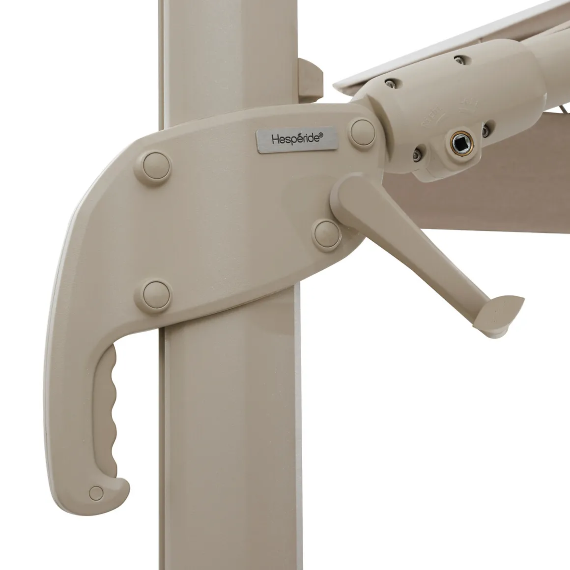 Parasol MELHIA color lino 4x3m