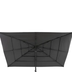Parasol MELHIA gris graphite e antracite 4x3m