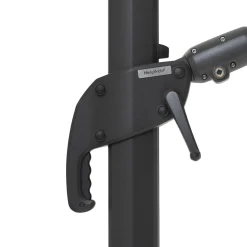 Parasol MELHIA gris graphite e antracite 4x3m