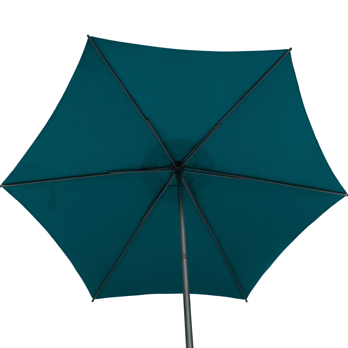 Parasol SOYA azul canard 2,7m
