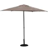 Parasol SOYA gris pardo 2.7m