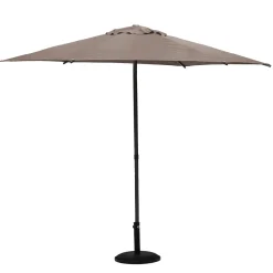 Parasol SOYA gris pardo 2.7m
