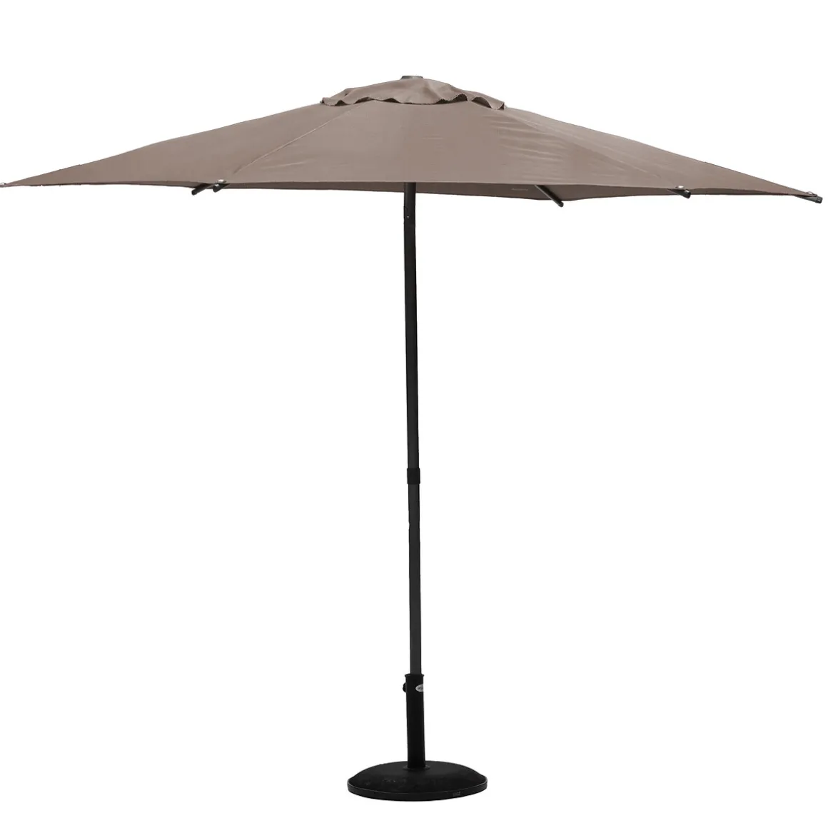Parasol SOYA gris pardo 2.7m