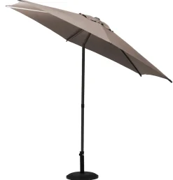 Parasol SOYA gris pardo 2.7m