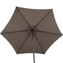 Parasol SOYA gris pardo 2.7m