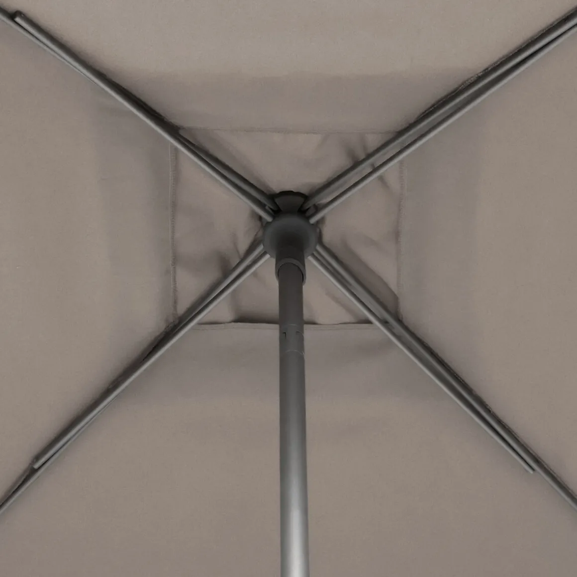 Parasol SOYA gris pardo 2.5x2.5m