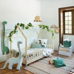 Peluche Dino Azul Claro 65x28x90Cm