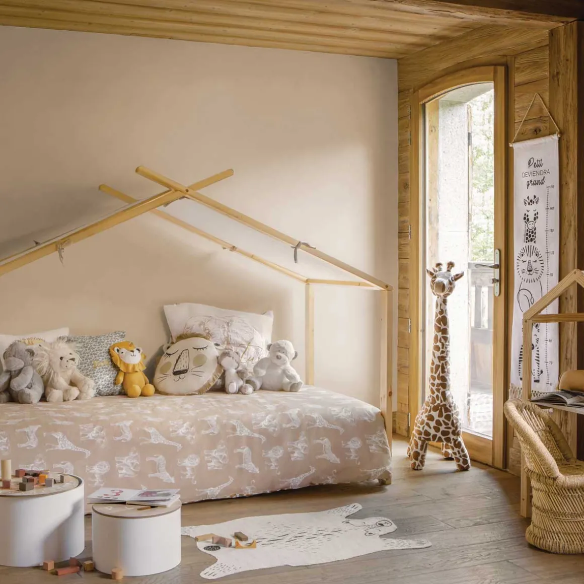 Peluche Jirafa Safari XL 23x40x100Cm