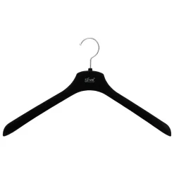 Percha de fieltro negra