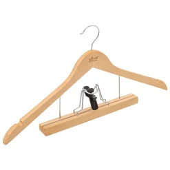 Percha de madera para trajes