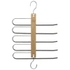 Percha De Metal/Madera P/5 Pantalones