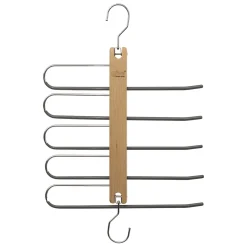 Percha De Metal/Madera P/5 Pantalones