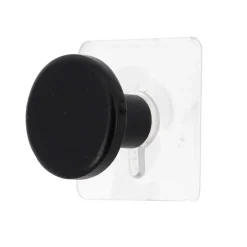 Perchero Baño Negro De Madera 4.5cm