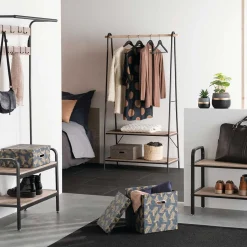 Perchero C/10 Ganchos Y Zapatero