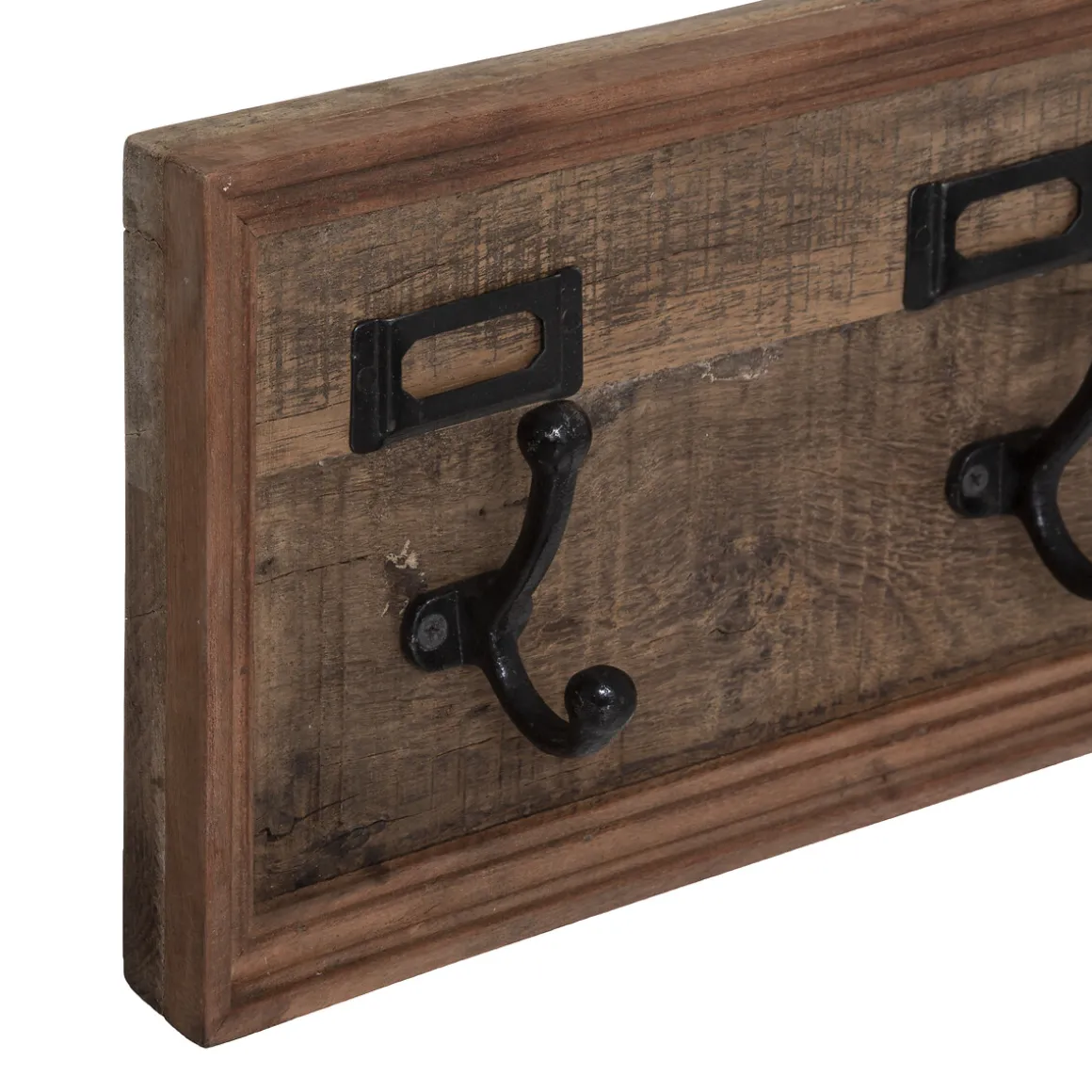 Perchero De Madera Con 5 Ganchos 82x20Cm