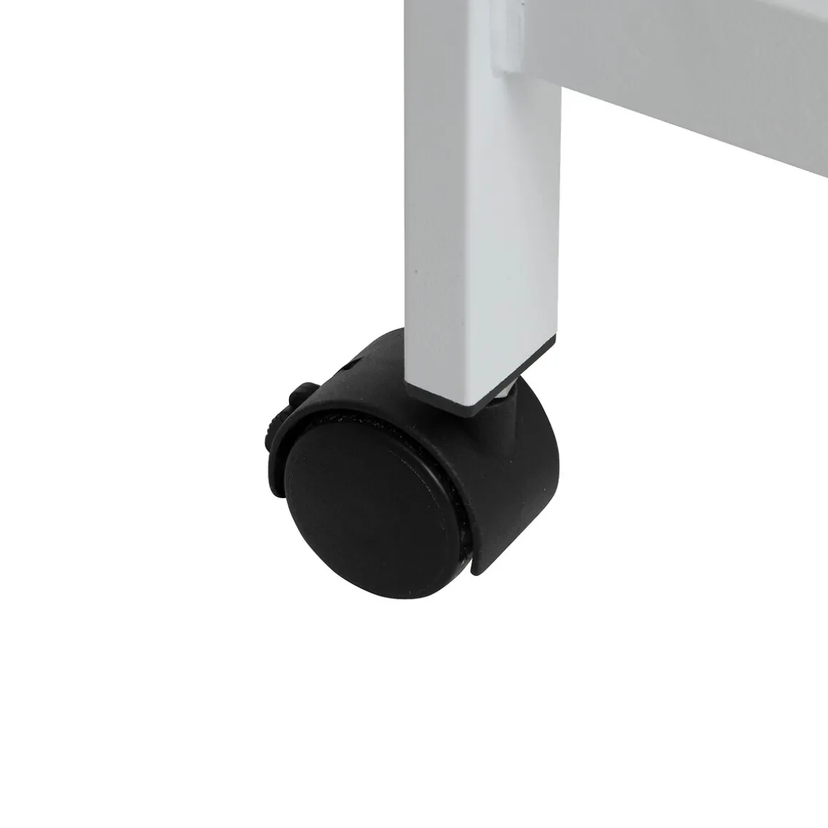 Perchero de metal blanco