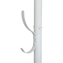 Perchero de metal blanco